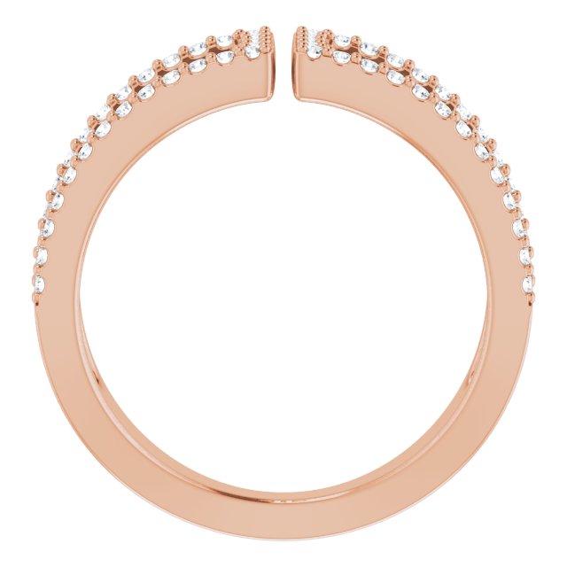 14K Rose 1/3 CTW Natural Diamond Ring