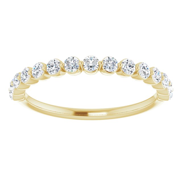 14K Rose 1/2CTW Natural Diamond Anniversary Band