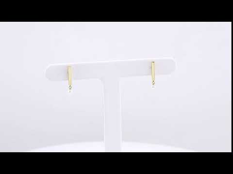Pearl Bar Earrings