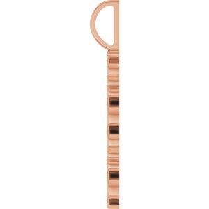 30.2x3.3 mm Vertical "Mama" Charm/Pendant