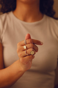 Diamond Taurus Constellation Ring