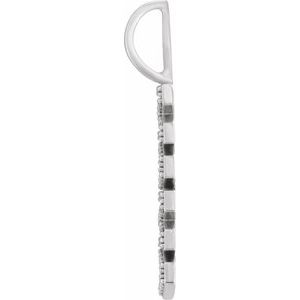 1/10 CTW Natural Diamond Mama Charm/Pendant