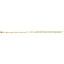 Load image into Gallery viewer, 14K Yellow 1/5 CT Natural Diamond Link 7&quot; Bracelet
