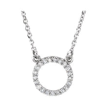 Load image into Gallery viewer, Circle Diamond Necklace
