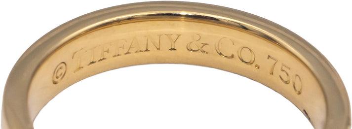 TIFFANY & CO. Estate Jewelry 18k Yellow Gold Tiffany 1837 Band Ring Size 6.5