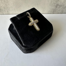 Load image into Gallery viewer, Diamond Cross Pendant in 10kt Gold
