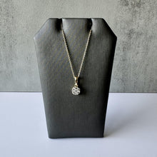 Load image into Gallery viewer, Diamond Cluster Necklace in 14kt Yellow Gold – 0.24ctw Natural Diamonds, 18&quot;
