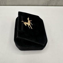 Load image into Gallery viewer, Estate Horse Pendant in 14kt Yellow Gold
