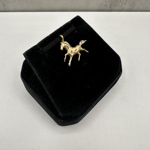 Estate Horse Pendant in 14kt Yellow Gold