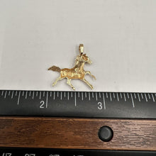 Load image into Gallery viewer, Estate Horse Pendant in 14kt Yellow Gold
