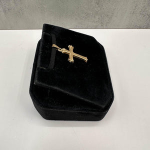 Estate 14kt Yellow Gold Cross Pendant