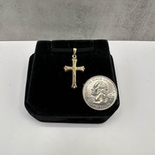 Load image into Gallery viewer, Estate 14kt Yellow Gold Cross Pendant
