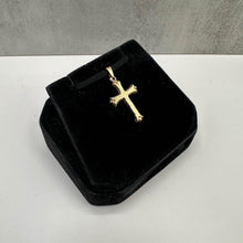 Load image into Gallery viewer, Estate 14kt Yellow Gold Cross Pendant
