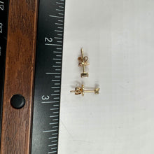 Load image into Gallery viewer, Tapered Baguette Diamond Studs in 14kt Yellow Gold - 0.08ctw GH VS/SI Diamonds
