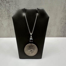 Load image into Gallery viewer, Black Diamond Necklace in Sterling Silver - 1ctw Round Black Diamond, Adjustable
