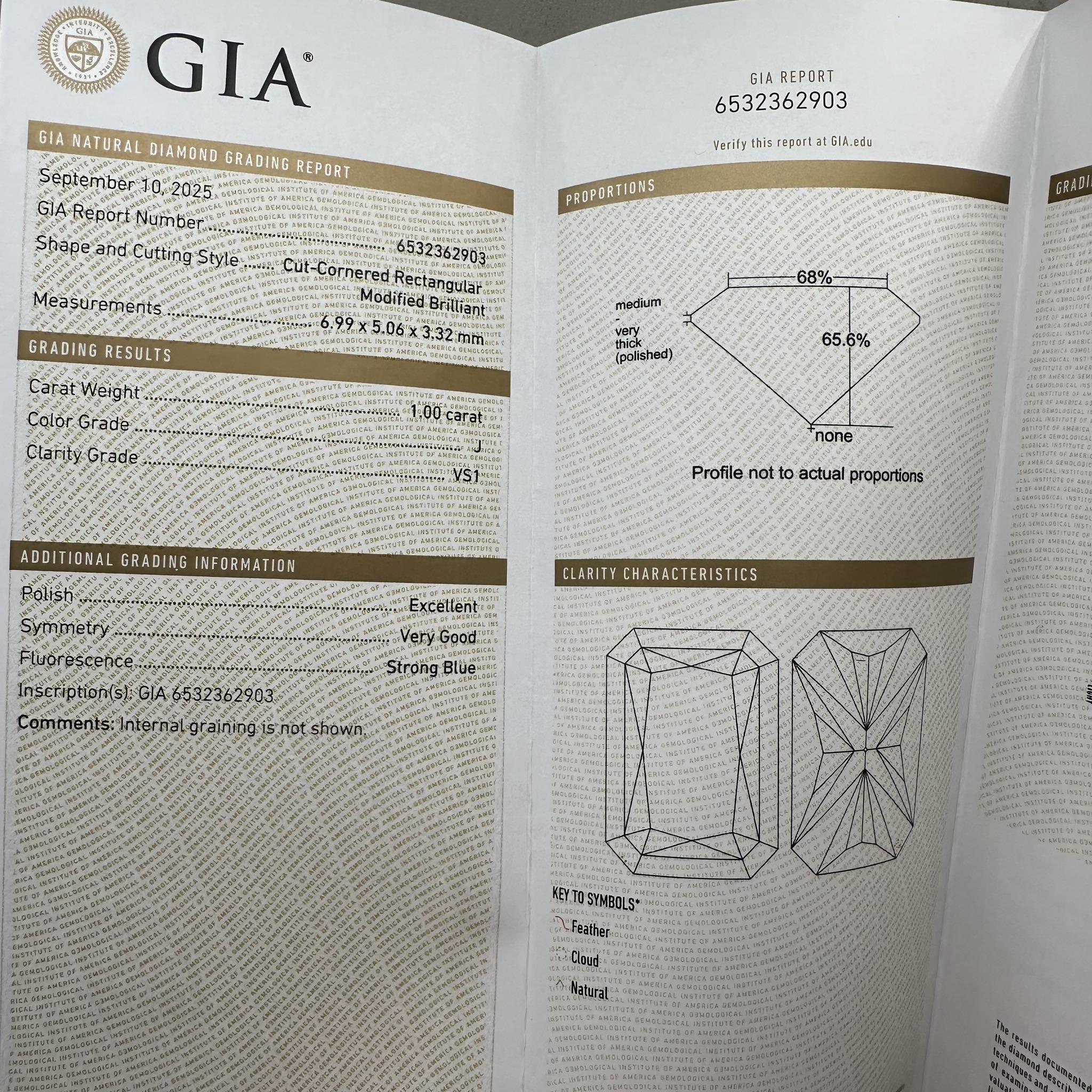 GIA Radiant Cut Diamond Bezel Bracelet 14kt Yellow Gold 1.00ct