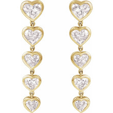 Load image into Gallery viewer, 14K Yellow 2 3/4 CTW Lab-Grown Diamond Earrings
