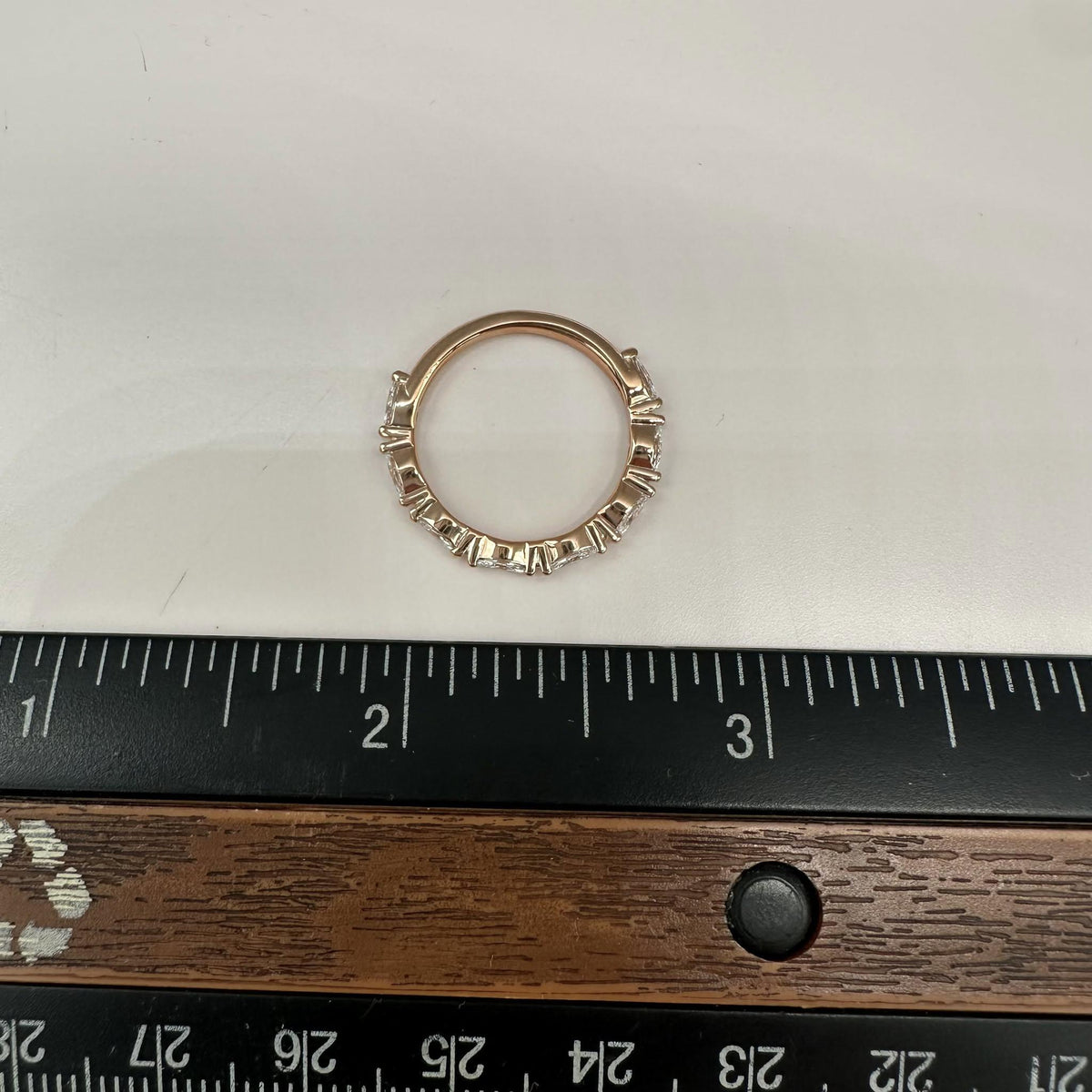 Marquise Lab Grown Diamond Ring 14kt Rose Gold 0.50ctw EF VS New