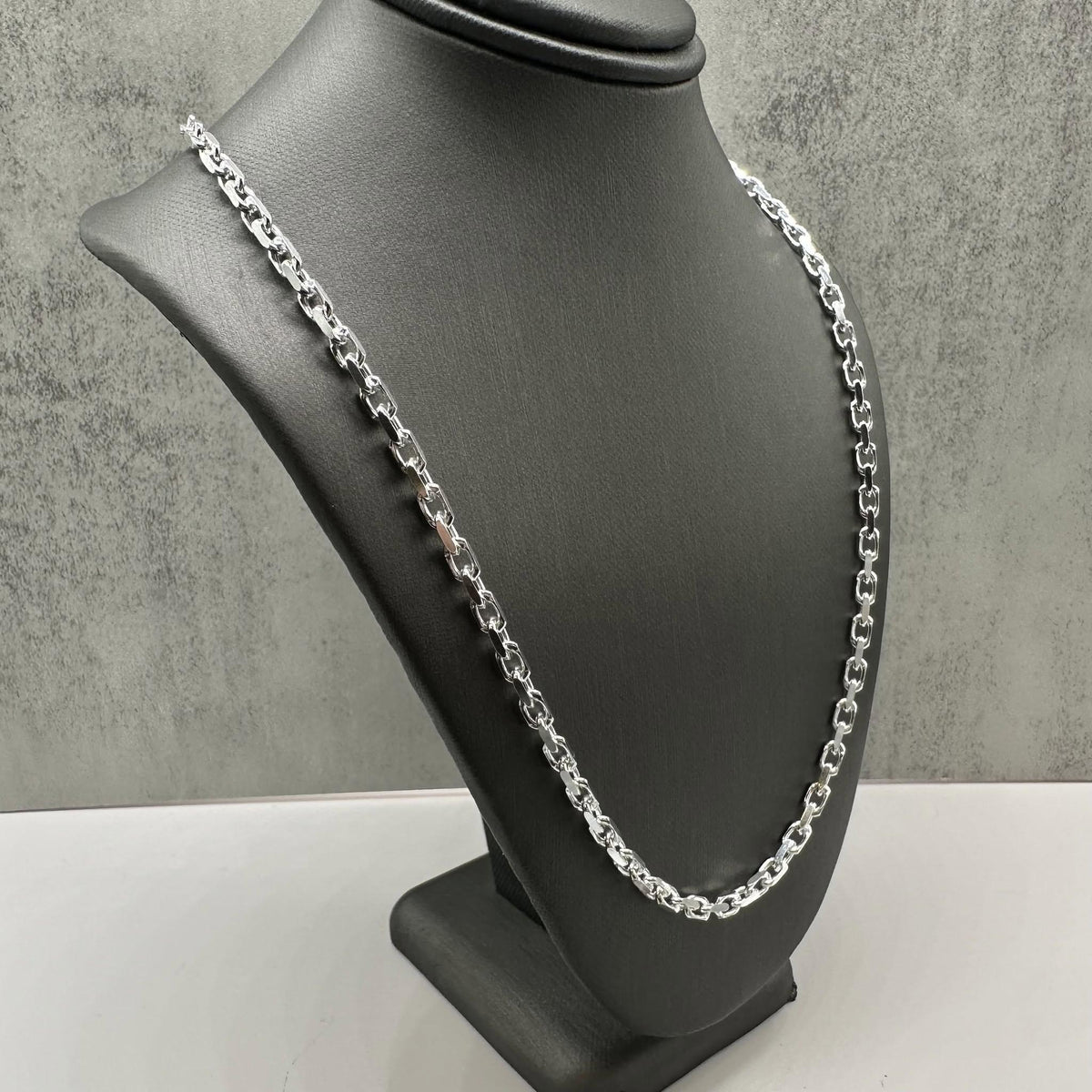 Anchor Link Chain Sterling Silver 22in 3.4mm Lobster Clasp New
