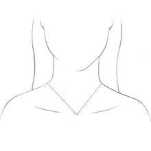 Load image into Gallery viewer, Diamond Baguette Solitaire Necklace
