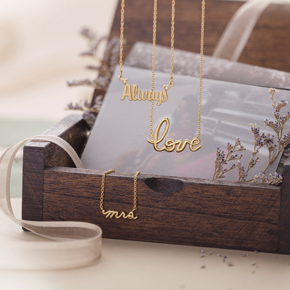 personalized gold jewelry