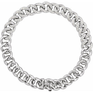 Diamond Curb Bracelet