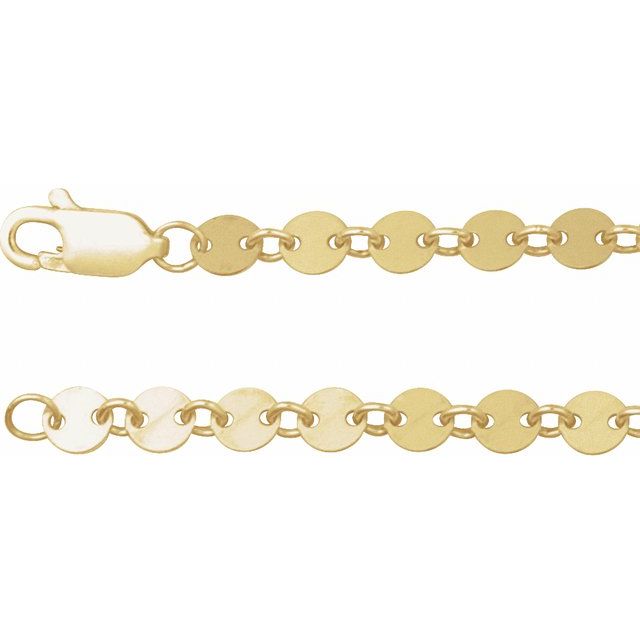 Gold-Filled Mirror Chain Bracelet
