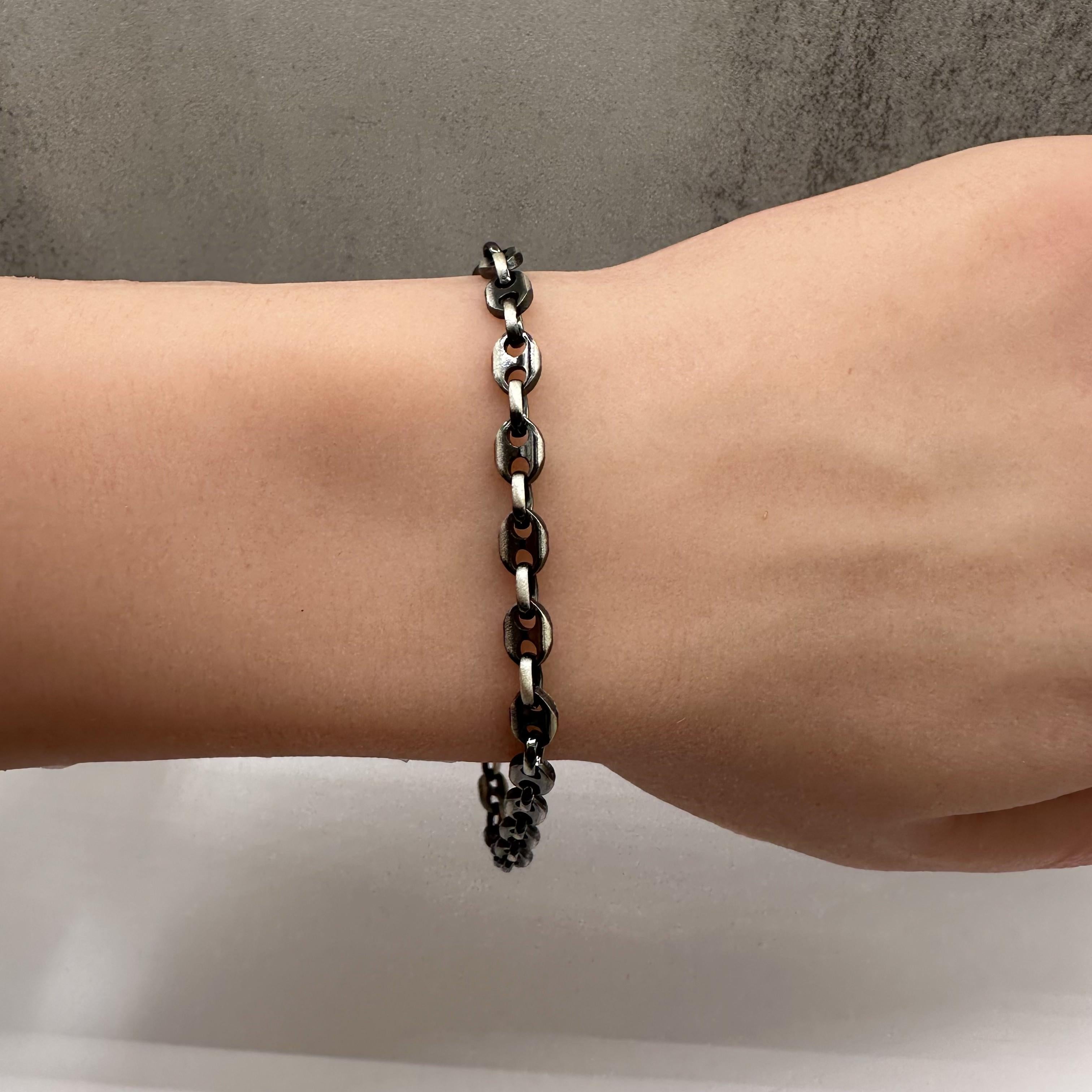 Sterling Silver Mariner Link Bracelet 7.75in 4.8mm 9g Lobster Clasp New