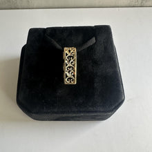 Load image into Gallery viewer, Estate 14kt Yellow Gold Slide Pendant, 7/8&quot; Height, Pre-Loved
