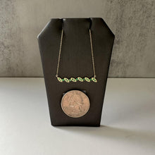 Load image into Gallery viewer, Luscious Green Emerald Necklace in 10kt Yellow Gold, New
