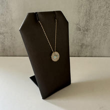 Load image into Gallery viewer, Beautiful Diamond and Enamel Evil Eye Necklace in 10kt Yellow Gold, 18&quot;, New
