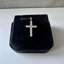 Load image into Gallery viewer, Gorgeous Estate Diamond Cross in 14kt White Gold, Pre-Loved
