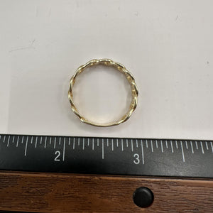 14kt Yellow Gold Mariner Link Ring – Size 10.75, 2.9 Grams