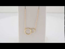 Load and play video in Gallery viewer, Interlocking Circle Necklace
