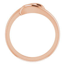 Load image into Gallery viewer, 14K Rose Domed Bypass Ring
