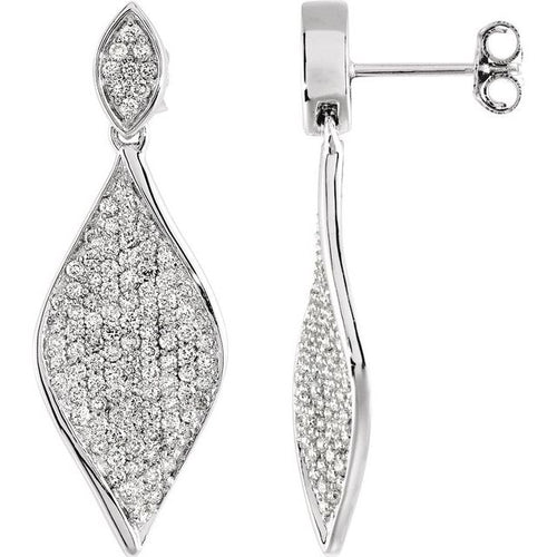 Pavé Diamond Earrings