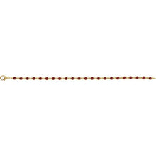 Load image into Gallery viewer, 14K Yellow Natural Mozambique Garnet 7 1/4&quot; Line Bracelet
