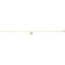 Load image into Gallery viewer, 14K Yellow Butterfly 9&quot; Anklet
