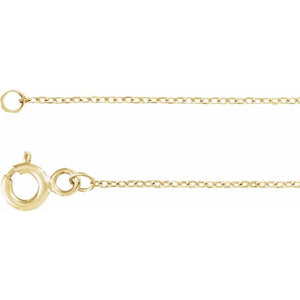 14K Yellow Butterfly 9" Anklet