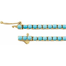 Load image into Gallery viewer, Turquoise Tennis Bracelet
