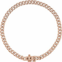 Load image into Gallery viewer, 14K Rose 1/2 CTW Natural Diamond Link 7 1/4&quot; Bracelet

