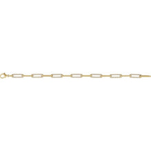 Load image into Gallery viewer, 14K Yellow 1 CTW Natural Diamond Link 7&quot; Bracelet
