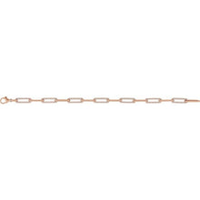 Load image into Gallery viewer, 14K Rose 1 CTW Natural Diamond Link 7&quot; Bracelet
