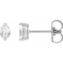 Load image into Gallery viewer, Oval Diamond Stud Earrings
