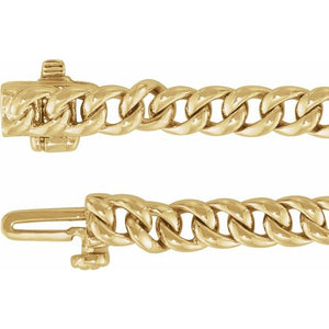 14K Yellow 1/2 CTW Natural Diamond Link 7 1/4" Bracelet
