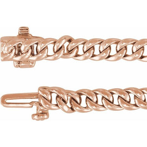 14K Rose 1/2 CTW Natural Diamond Link 7 1/4" Bracelet