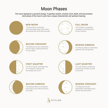 Load image into Gallery viewer, Diamond Full Moon Phase Earring
