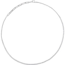 Load image into Gallery viewer, 14K White 3 1/5 CTW Natural Diamond Adjustable 16-18&quot; Necklace
