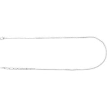 Load image into Gallery viewer, 14K White 3 1/5 CTW Natural Diamond Adjustable 16-18&quot; Necklace
