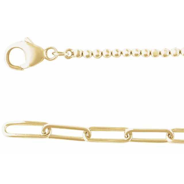 14K Yellow 3 1/5 CTW Natural Diamond Adjustable 16-18" Necklace
